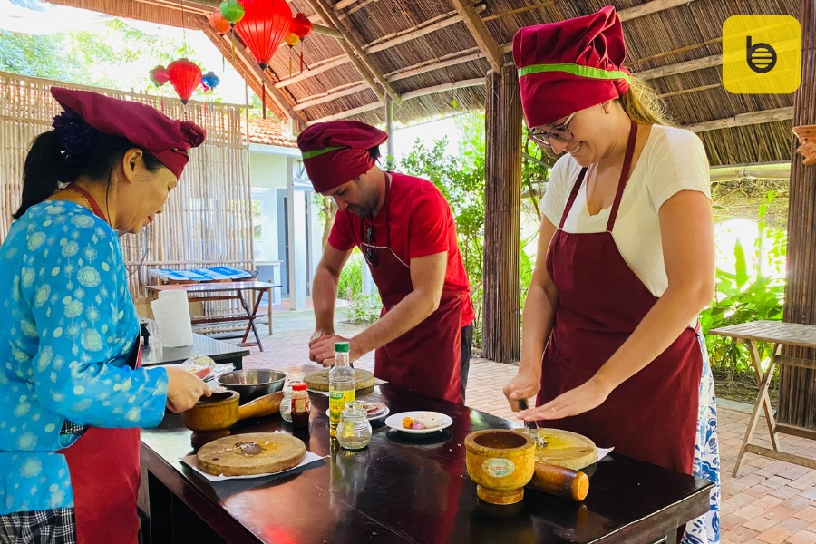 tour red bridge cooking class hoi an - bee bee travel